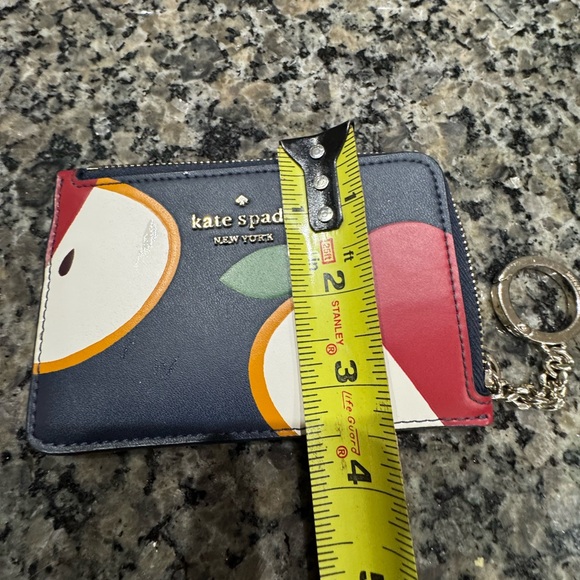 Kate Spade Navy and Red Apple Key Card Holder - Picture 5 of 5